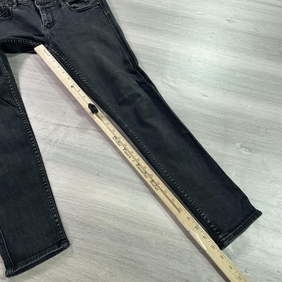 Vigoss Jeans Womens 28x29 Washed Black The Chelsea Skinny Stretch Denim Mid Rise - Picture 11 of 15